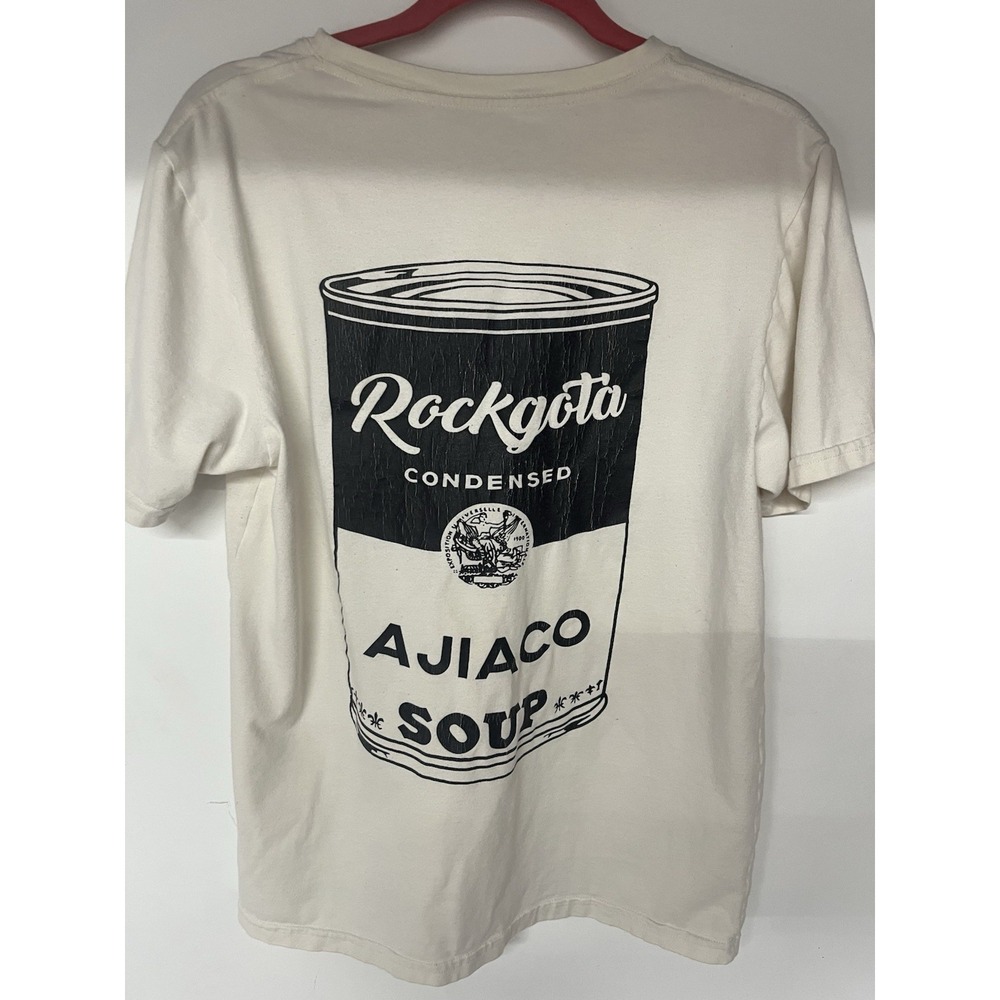 Rockgota Ajiaco Soup Graphic T-Shirt Cream Short Sleeve Tee - Picture 8 of 10